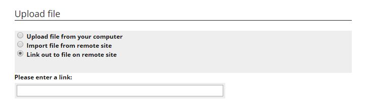screenshot of a metadata field